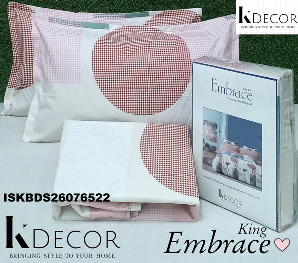 Embrace Cotton King Size Bedsheet Set-ISKBDS26076522