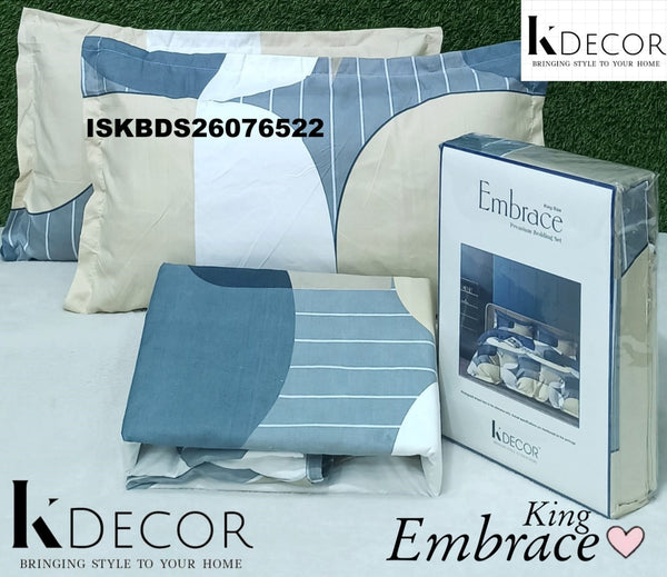 Embrace Cotton King Size Bedsheet Set-ISKBDS26076522