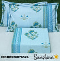 King Size Pure Cotton Bedsheet Set-ISKBDS26076524