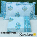 King Size Pure Cotton Bedsheet Set-ISKBDS26076524