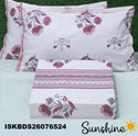 King Size Pure Cotton Bedsheet Set-ISKBDS26076524