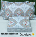King Size Pure Cotton Bedsheet Set-ISKBDS26076524