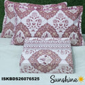 King Size Pure Cotton Bedsheet Set-ISKBDS26076525