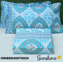 King Size Pure Cotton Bedsheet Set-ISKBDS26076525