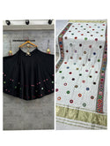 Embroidered Rayon Lehenga With Blouse And Dupatta-ISKWNAV28071249
