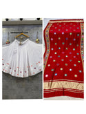 Embroidered Rayon Lehenga With Blouse And Dupatta-ISKWNAV28071249