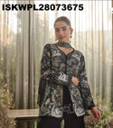 Georgette Palazzo With Top And Embroidered Necklace Dupatta-ISKWPL28073675
