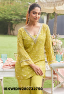 Embroidered Georgette Co-Ord Set-ISKWIDW280732750