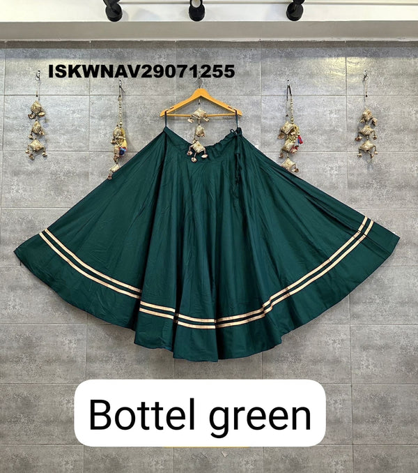 Sequined Rayon Cotton Lehenga With Blouse-ISKWNAV29071255