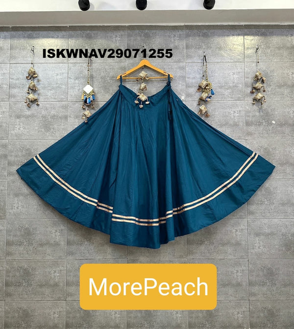 Sequined Rayon Cotton Lehenga With Blouse-ISKWNAV29071255