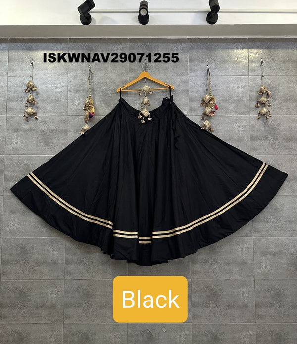 Sequined Rayon Cotton Lehenga With Blouse-ISKWNAV29071255