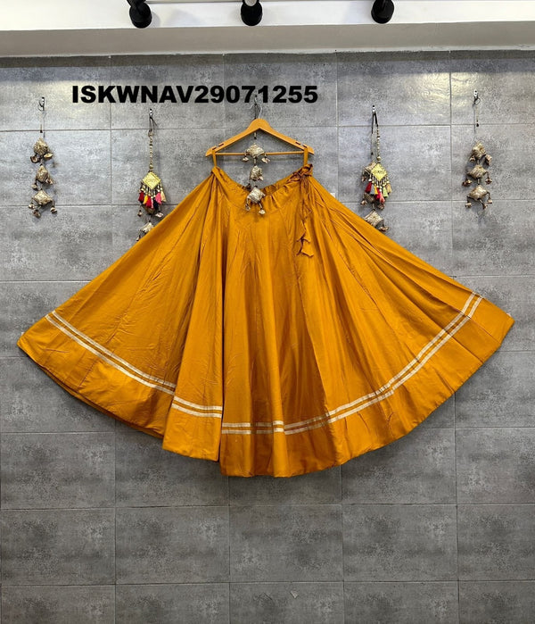 Sequined Rayon Cotton Lehenga With Blouse-ISKWNAV29071255