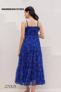 Digital Printed Georgette Dress-ISKWDR300727003