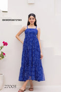 Digital Printed Georgette Dress-ISKWDR300727003