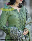 Embroidered Khadi Kurti With Pant And Digital Printed Khadi Silk Dupatta-ISKWSU0508PPC/D1433