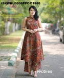 Ajrakh Printed Cotton Kurti With Palazzo-ISKWKU0508PPC/D1980
