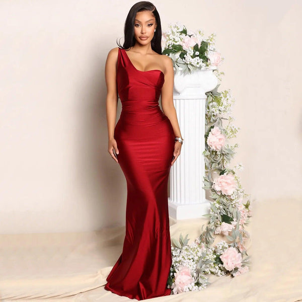 Color Sexy Party Dresses Women Slash Neck Full Sleeve Solid Dress Hot Summer Fashion Night Club Mini Dresses mmOSee6763 - Ishaanya