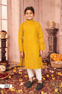 Kid's Cotton Kurta And Pajama