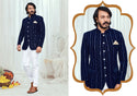 Men's Jodhpuri Velvet Coat With Mirror Work-Di.No-2