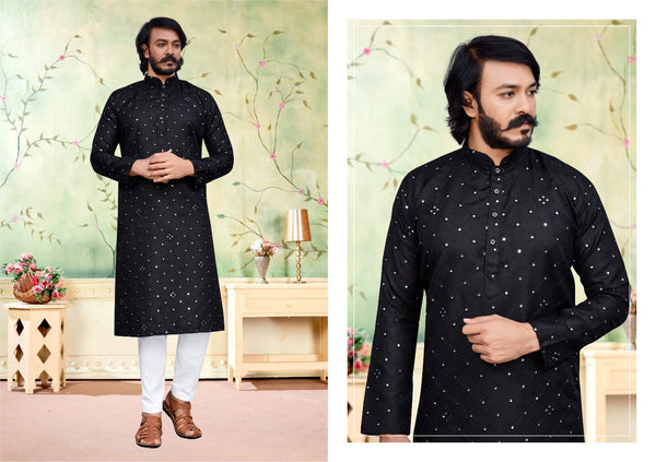 Cotton Kurta With Pajama-Di. No- 32