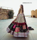 Digital Printed Butter Silk Lehenga With Blouse And Dupatta-ISKWNAV20012353 - Ishaanya