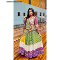 Digital Printed Butter Silk Lehenga With Blouse And Dupatta-ISKWNAV2901SR1050