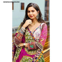 Digital Printed Butter Silk Lehenga With Blouse And Dupatta-ISKWNAV2901SR1050