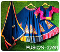 Bandhej Cotton Lehenga With Blouse And Dupatta-ISKWNAV11023023