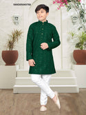 Kid's Cotton Kurta With Pajama-ISKKD05043758