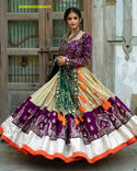 Digital Printed Butter Silk Lehenga With Blouse And Dupatta-ISKWNAV02064470