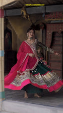 Digital Printed Chinon Silk Lehenga With Blouse And Dupatta-ISKWNAV0906KS1169