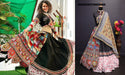 Printed Maslin Cotton Lehenga With Blouse And Dupatta-ISKWNAV18084969