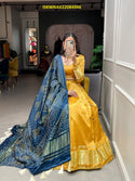 Gaji Silk Lehenga With Blouse And Printed Dupatta-ISKWNAV22084986