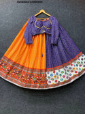 Digital Printed Cotton Lehenga With Blouse And Dupatta-ISKWNAV22084990