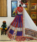 Digital Printed Maslin Cotton Lehenga With Blouse And Dupatta-ISKWNAV0610ALC042