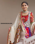 Digital Printed Maslin Cotton Lehenga With Blouse And Dupatta-ISKWNAV0610ALC042